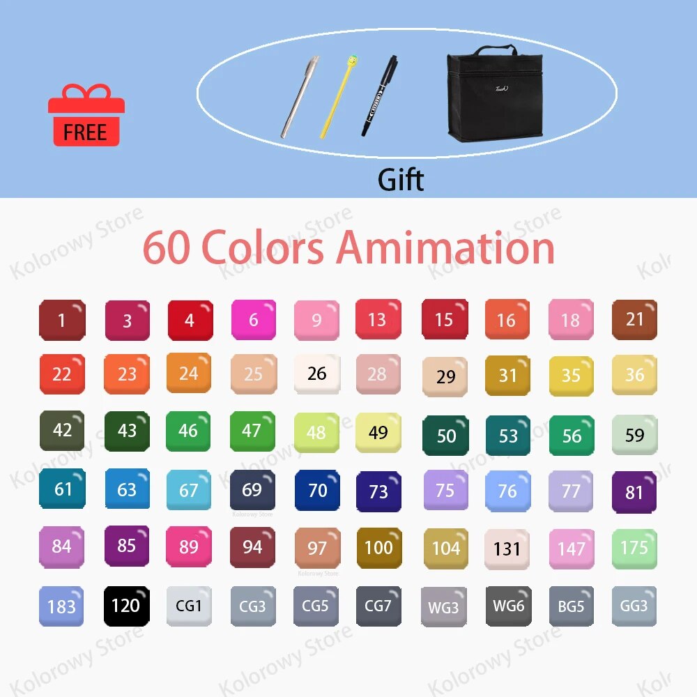 60 Color Animation