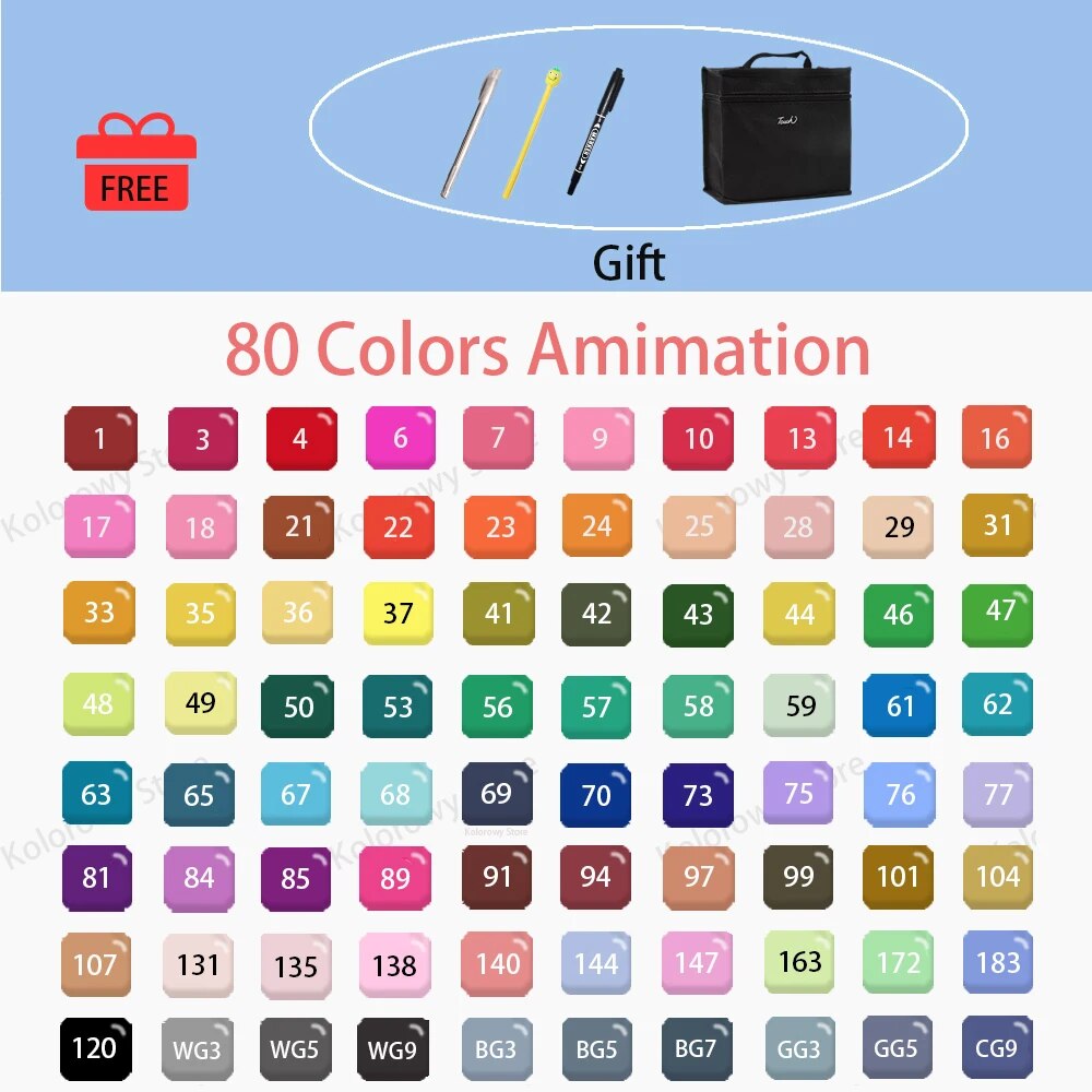 80 Color Animation