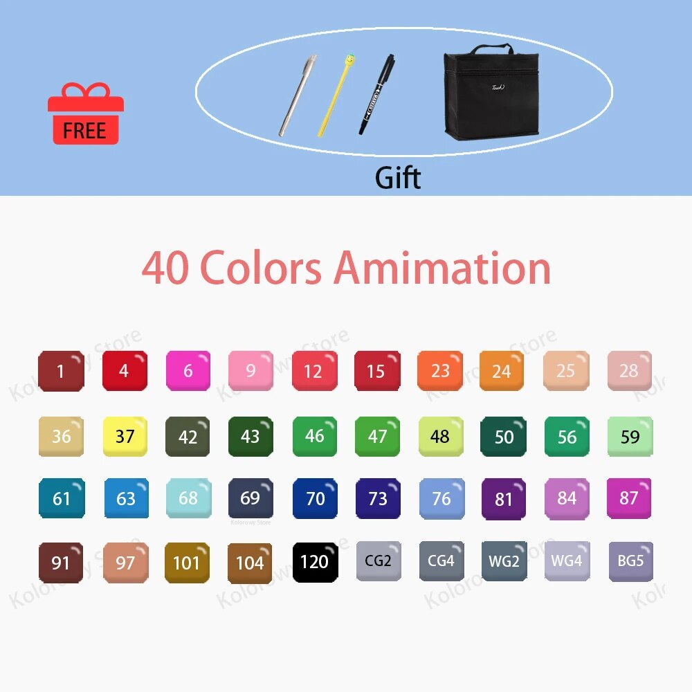 40 Color Animation